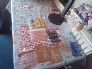 FANTASTIC CRAFT BUNDLE GORGEOUS THEMES, INC DIE CUTTERS  EMBOSSING FOLDERS - Picture 1 of 9