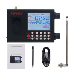TEF6686 Radio Portátil FM/LW/MW/SW Receptor de Radio con Pantalla Táctil a Color de 2.8" - Imagen 1 de 7