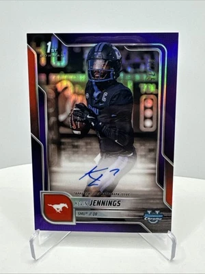 2025 Bowman U Chrome - Prospect Autographs Kevin Jennings Purple /75 On Card 💎 - Image 1 of 4