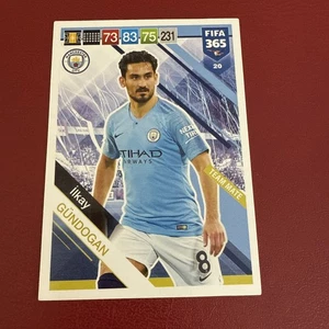 Tarjeta 2018/19 Iikay Gundogan Manchester City Alemania Panini Adrenalyn #20 - Imagen 1 de 2