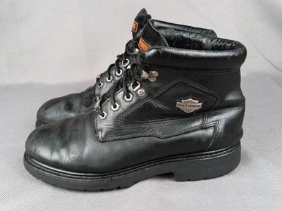 Harley Davidson Bota de Montar Hombre Zapato Talla 11 Badlands Motociclista Motocicleta 91005 Negro Foto 1 de 4