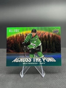 2024-25 Upper Deck Allure - Across the Pond Miro Heiskanen #ATP-9 Green - Picture 1 of 3