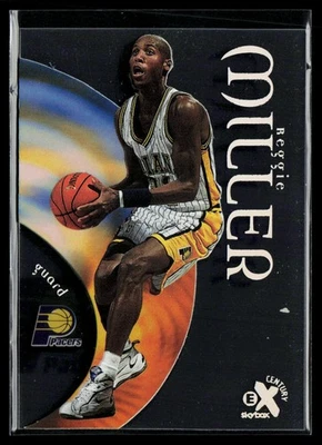 1998-99 SkyBox E-X Century #12 Reggie Miller - Imagem 1 de 2