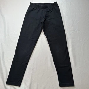 Lands’ End Kids Tough Cotton Black Leggings Size Large (10/12) - Picture 1 of 3