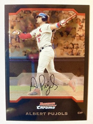 Bowman 2004 cromo #100 Albert Pujols Cardenales de San Luis cantidad de la corte Foto 1 de 3
