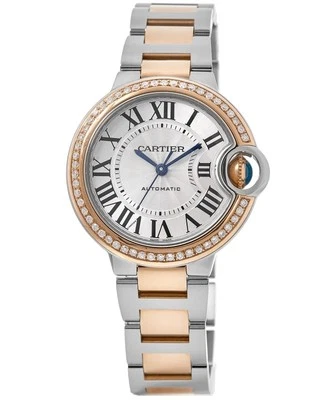 New Cartier Ballon Bleu 33mm Automatic 18kt Rose Women's Watch W2BB0032-CD - Image 1 of 4