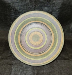 Mid Century Modern Bowl Madeline Originals MCM Pottery Bullseye Stripes # 4423 - Picture 1 of 24