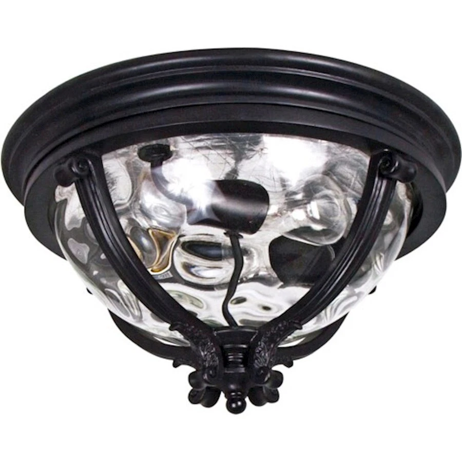 Maxim Lighting Camden 3-Light Outdoor Ceiling Mount Black - 41420WGBK - Image 1 of 1
