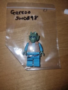 LEGO Star Wars Greedo con cintura sul busto minifigure SW0898 75205 75290 - Foto 1 di 1