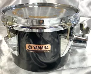 YAMAHA Melodic Tom Drum Black 8" Made in Japan - Picture 1 of 9