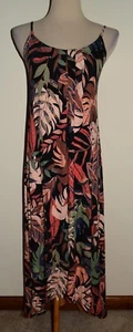 New Womens Cynthia Rowley Sundress XS Tropical High Low Maxi Dress - Picture 1 of 3
