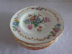 CROWN STAFFORDSHIRE PATTERN F16166 VINTAGE BREAD PLATE 6"w EXCELLENT MULTIPLES - Picture 1 of 7