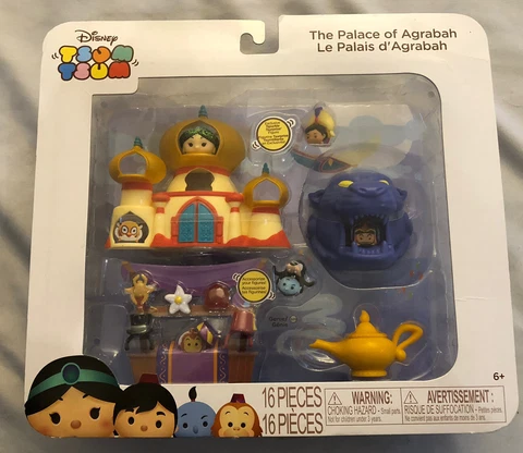 NEW Disney Tsum Tsum The Palace Of Agrabah Aladdin Jasmine 16 Piece Playset Cover