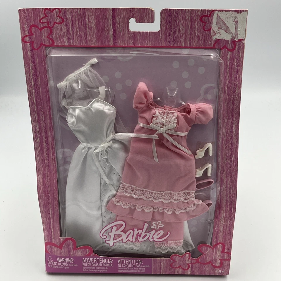 Barbie Fashion Glamour Butterfly Dress Accessories 2003 B8188 B8191