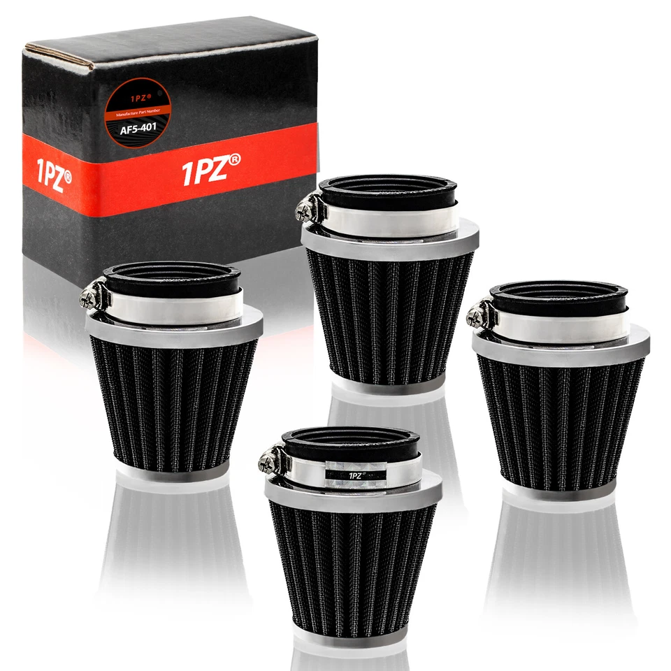 4x Carburador Filtro de Aire Limpiador de Admisión Cápsula 50mm para Moto Yamaha Honda CTX Foto 1 de 4