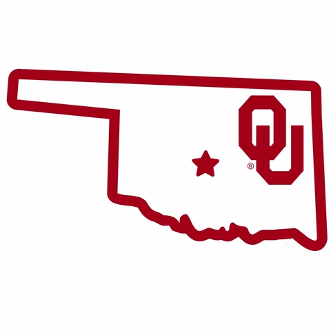 Oklahoma Sooners Home State Magnet (Oklahoma Shape) NCAA Licensed Cover
