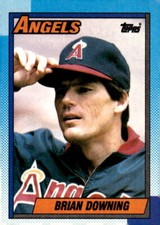 1990 Topps #635 Brian Downing - California Angels