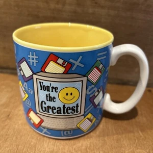 Vintage You're the Greatest Computer Floppy Disk Drive Mug - Picture 1 of 6