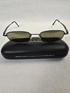 Serengeti Sports Wrap Metal Black Eyeglasses Frames Made In Italy GG6598 - Picture 1 of 12
