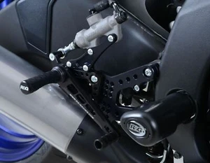 R&G Adjustable Rearsets (Road/Race) for Yamaha YZF-R6 2006 to 2016 - Picture 1 of 5