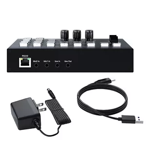 Plug&Play 4K Video Switcher HDMI Camera Stream Live Production Broadcast Station - Afbeelding 1 van 15