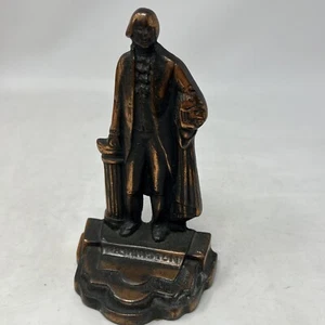 Vintage President George Washington Bookend 1 Metal Bronze Tone Bookend - Picture 1 of 7