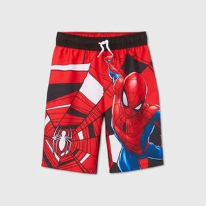 Marvel Kids Spider-Man Swim Trunks Size XS - Picture 1 of 3