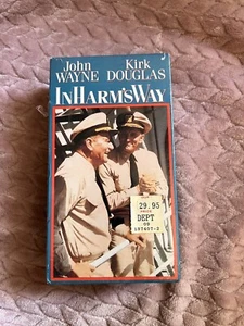 In Harm's Way (VHS, 1988, Paramount) John Wayne/Kirk Douglas/Henry Fonda! - Picture 1 of 5