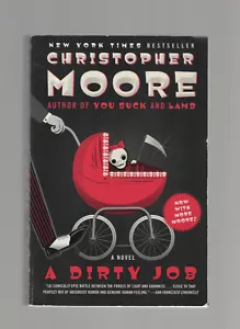 CHRISTOPHER MOORE tpb A Dirty Job Book One Grim Reaper series - Picture 1 of 1