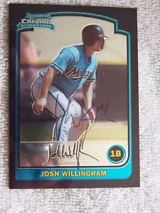 Florida Marlins Josh Willingham Signed 2003 Bowman Chrome 1st Year Auto Card - Picture 1 of 1