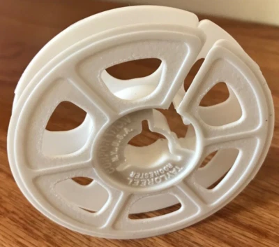 SUPER-8 50 ft. White Plastic Movie Film Reels - 6-Reel Pack BRAND NEW  Super 8mm Foto 1 de 4