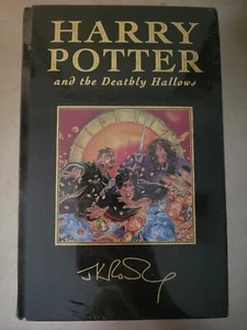 Harry Potter and the Deathly Hallows UK Deluxe Edition 1st Edition New Sealed - Foto 1 di 6