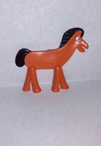 Vintage Gumby & Pokey Bendable Pokey Mini Figure By Jesco Hong Kong Cover