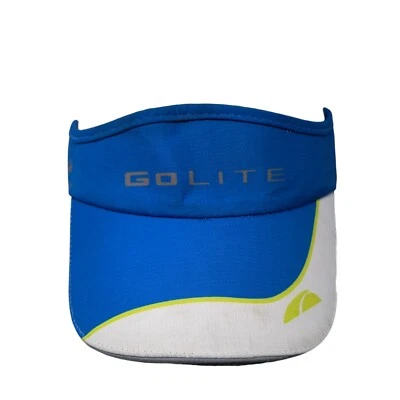 Go Lite Fitted Sun Visor Hat Blue One Size Colorblock Stretch Headsweats - Image 1 of 4