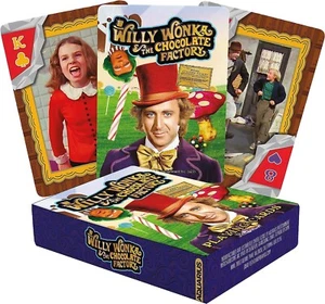 Willy Wonka (Gene Wilder) Set Di 52 Carte da Gioco + Jolly (NM) - Picture 1 of 6