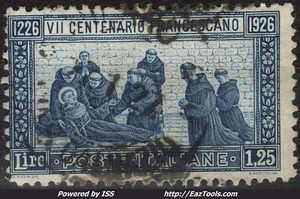 ITALIE N° 190a DENTELE 13 1/2 AVEC OBLITERATION - Picture 1 of 1