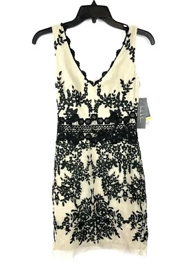 Vestido de fiesta Nicole Miller para mujer Hialeah de encaje talla 0 Foto 1 de 2