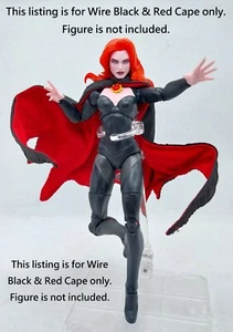 Capa Hasbro Marvel Legends X Men '97 Goblin Queen Alambre Dedicada Negra y Roja - Imagen 1 de 8