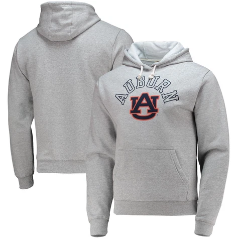 Men's League Collegiate Wear Heathered Gray Auburn Tigers Seal Neuvo Essential Cover