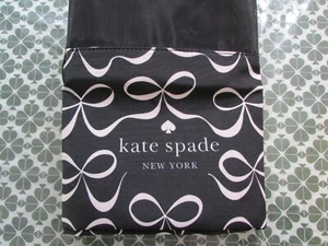 NEW Kate Spade Extra Large Foldable Shopping Tote Black / White - Picture 1 of 2