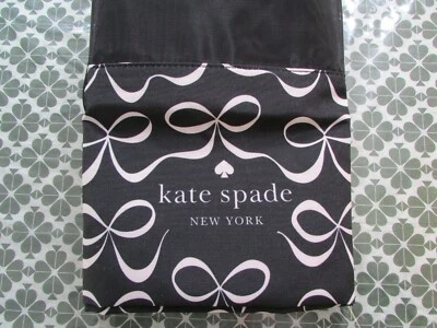 NEW Kate Spade Extra Large Foldable Shopping Tote Black / White - Image 1 of 2