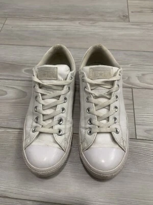 Talla 6 - Zapatos Converse Low Top totalmente blancos Foto 1 de 4