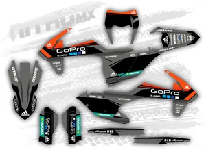 NitroMX Graphic Kit for KTM EXC EXC-F XC-W 125 250 350 450 500 2017 2018 2019 - Foto 1 di 1