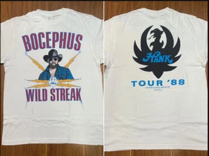 Hank Williams Jr 1988 Bocephus Wild Streak Tour ‘88 T-Shirt - Picture 1 of 1