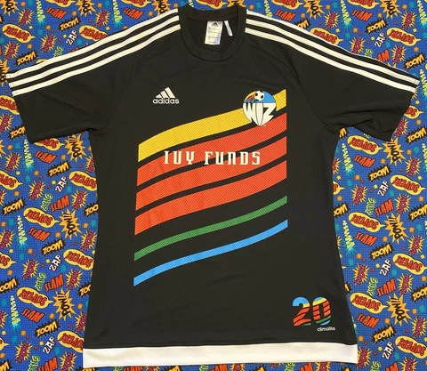 Rare Adidas MLS Kansas City Wizards 20th Anniversary Night Soccer Jersey Cover