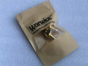 Warwick bajo correa botón bloqueo guitarra eléctrica bajo tornillo dorado - Imagen 1 de 5