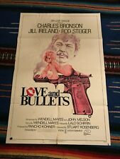 Love and Bullets - Charles Bronson Original 1-Sheet Movie Poster 1978 Sexy Image