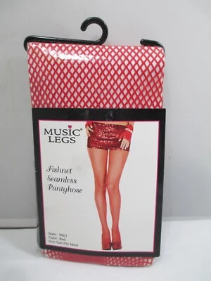 Музыка ноги рыболовная сеть бесшовный колготки новый красный 9001 - Изображение 1 из 4