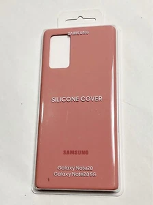 Original Samsung Silicone Cover for Galaxy Note20 5G - Brown(Copper) - Picture 1 of 2