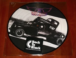 AEROSMITH PUMP LP PICTURE DISC VINYL *RARE* BACK TO BLACK EU PRESS 2014 LIMITED - Picture 1 of 2
